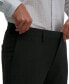 J.M. Men's 4-Way Stretch Glen Plaid Slim Fit Flat Front Dress Pant