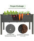 Фото #8 товара Wooden Raised Vegetable Garden Bed Elevated Grow Vegetable Planter