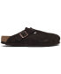 Фото #2 товара Women's Boston Soft Footbed Suede Leather Clogs from Finish Line