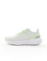 adidas Running Runfalcon 3.0 in white and lime green