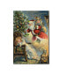 Фото #1 товара Vintage Apple Collection 'Merry Christmas Santa' Canvas Art - 16" x 24"