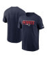 Фото #2 товара Men's Navy New England Patriots Muscle T-shirt