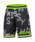 Men's Black NBA x Hennessy Neon Concrete Game Day Shorts Черный, L - фото #2