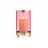 Candleholder Pink Golden Cylinder 9,7 x 16,5 x 9,7 cm Metal Glass