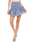 Фото #1 товара Loveshackfancy Anguilla Skirt Women's Blue Xl