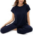ფოტო #8 პროდუქტის GapBody Women's Ribbed Short-Sleeve Pajama Top