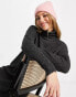 Фото #6 товара Vero Moda roll neck jumper dress in black melange