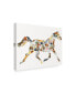Фото #2 товара Louise Tate 'Horse Collage' Canvas Art - 19" x 14"