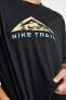 Dri-FIT Trail Bol Kesim Siyah Kadın Spor Tişört