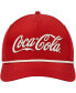 ფოტო #2 პროდუქტის Men's Red Coca-Cola Traveler Snapback Hat
