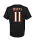 ფოტო #2 პროდუქტის Big Boys Trevor Zegras Black Anaheim Ducks Player Name and Number T-shirt