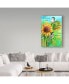 Фото #3 товара Melinda Hipsher 'Sunflower And Chickadee' Canvas Art - 16" x 24"