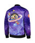 Фото #2 товара Men's Purple Rugrats Nickelodeon Graphic Satin Full-Snap Jacket