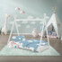 Фото #6 товара Kinderbett Tipi 70x140 cm Weiß