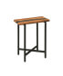 Фото #5 товара Rivers Edge Acacia Wood and Acrylic Nesting End Tables Set