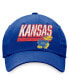 Men's Royal Kansas Jayhawks Slice Adjustable Hat