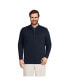 Big & Tall Bedford Rib Quarter Zip Sweater