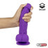 Фото #7 товара Realistic Dildo Liquid Silicone Dual Layer 8 Purple