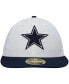 Men's White, Navy Dallas Cowboys 59FIFTY Fitted Hat