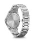 ფოტო #4 პროდუქტის Men's Alliance, Silver Stainless Steel Bracelet, 40mm