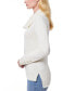 ფოტო #3 პროდუქტის Women's Chevron-Trimmed Cowl-Neck Sweater, Regular & Petites