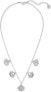 Swarovski Shell Pearl Halskette, Rhodinierte Damenhalskette mit Muschel-Anhängern und Funkelnden Swarovski Kristallen 5524182