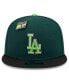 Фото #1 товара Men's Green/Black Los Angeles Dodgers Sour Apple Big League Chew Flavor Pack 9FIFTY Snapback Hat