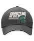 Фото #2 товара Men's Charcoal Michigan State Spartans Slice Adjustable Hat