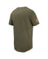 ფოტო #3 პროდუქტის Men's Olive Clemson Tigers Replica Full-Button Baseball Jersey