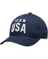 ფოტო #1 პროდუქტის Big Boys Navy Team USA New Logo Solid Structured Adjustable Snapback Hat