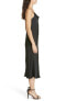 Фото #2 товара Joie 247739 Womens Marcenna Spaghetti Strap Satin Midi Slip Dress Caviar Size M