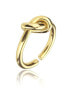 Rylee Gold Ring MCR23003G Gold Plated Knot Ring