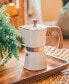 Фото #2 товара Milano Stovetop Espresso Maker Moka Pot 3 Espresso Cup Size 5 oz