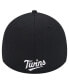 Фото #4 товара Men's Black Minnesota Twins Active Dash Mark 39THIRTY Flex Hat