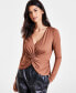 Women's Twist-Front Top, Created for Macy's