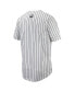 Фото #3 товара Men's White, Navy Cal Bears Pinstripe Replica Full-Button Baseball Jersey
