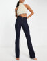 Фото #8 товара River Island Tall Amelie flare jean in dark blue