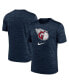 Фото #4 товара Men's Navy Cleveland Guardians Logo Velocity Performance T-shirt