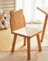 Bear wooden chair