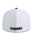 Фото #2 товара Men's Gray, Black Las Vegas Raiders 2023 Sideline 59FIFTY Fitted Hat
