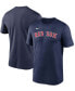 Фото #5 товара Men's Navy Boston Red Sox Wordmark Legend T-shirt