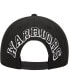 ფოტო #3 პროდუქტის Men's Black Golden State Warriors Chainstitch 9FIFTY Snapback Hat