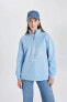 Kadın Sweatshirt Mavi C1671ax/be281
