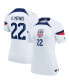 Фото #4 товара Women's Kristie Mewis White USWNT 2022/23 Home Breathe Stadium Replica Player Jersey