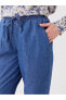 Фото #4 товара LCW Grace Beli Lastikli Straight Fit Kadın Jean Pantolon