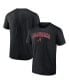 Фото #1 товара Men's Black Alabama Crimson Tide Campus T-shirt