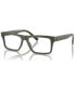 ფოტო #1 პროდუქტის Men's Rectangle Eyeglasses, DG3368 52