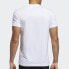 Фото #5 товара adidas 运动型格圆领短袖T恤 男款 白色 / Футболка Adidas T FT2823