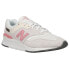 Фото #2 товара New Balance 997H Lace Up Womens Grey, Off White, Pink Sneakers Casual Shoes CW9