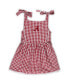 ფოტო #1 პროდუქტის Girls Toddler Crimson Alabama Crimson Tide Teagan Gingham Sleeveless Dress